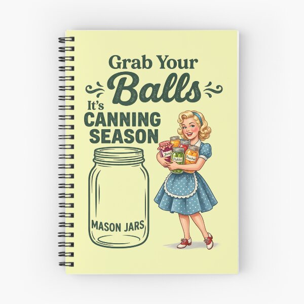 Item preview, Grab Your Balls Canning Season Vintage Retro Graphic Tee, Funny Canning Meme, Mason Jar Preserving Gift for Homesteaders designed and sold by Xtusdior.