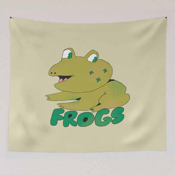 Item preview, Frogs (Green) designed and sold by yellowflowerhut.