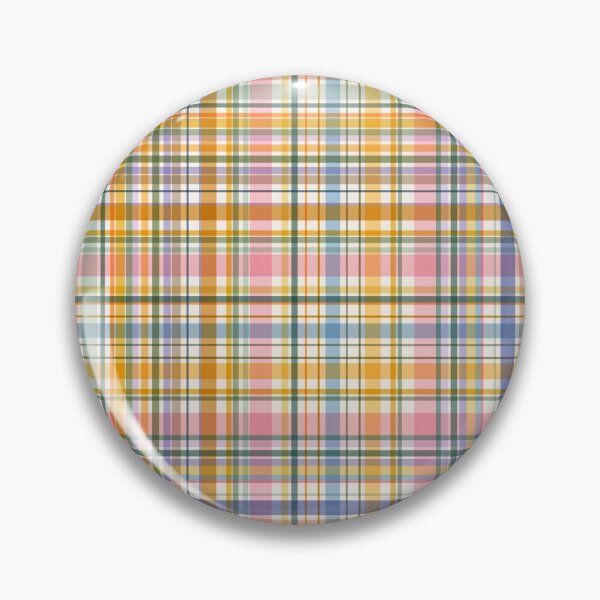 Item preview, Mixed plaid retro pink orange designed and sold by Navitaloves.