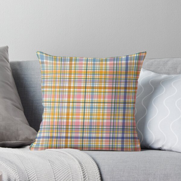 Item preview, Mixed plaid retro pink orange designed and sold by Navitaloves.