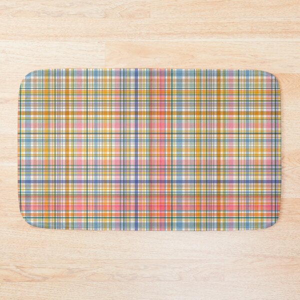Item preview, Mixed plaid retro pink orange designed and sold by Navitaloves.