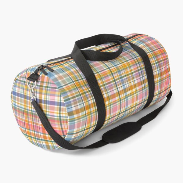 Item preview, Mixed plaid retro pink orange designed and sold by Navitaloves.