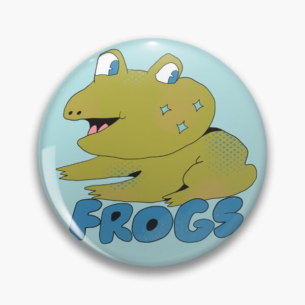 Item preview, Frogs (Blue) designed and sold by yellowflowerhut.