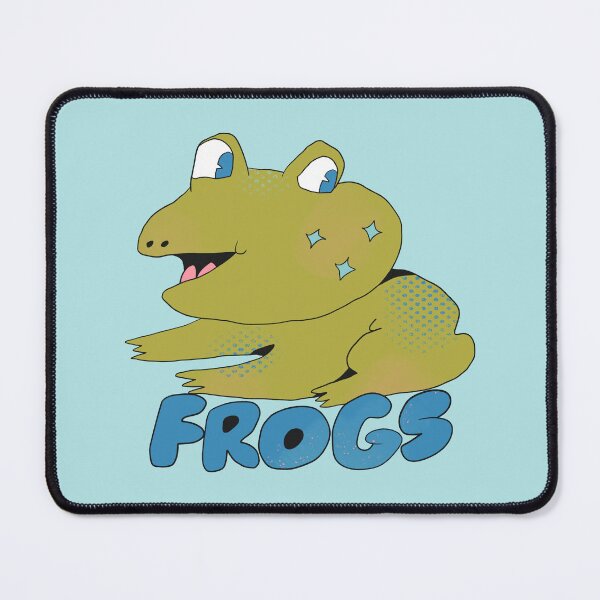 Item preview, Frogs (Blue) designed and sold by yellowflowerhut.