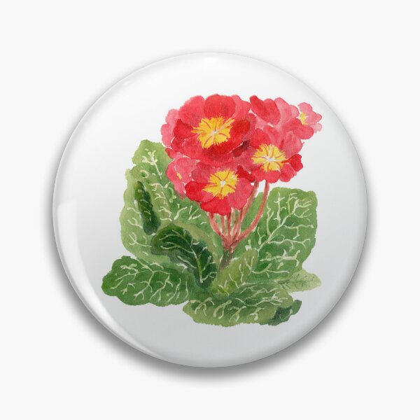 Item preview, April 28th birthday flower Red Primrose designed and sold by 366birthflower.