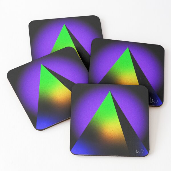 Item preview, Synthwave geometric pyramid designed and sold by BlueBerry45.