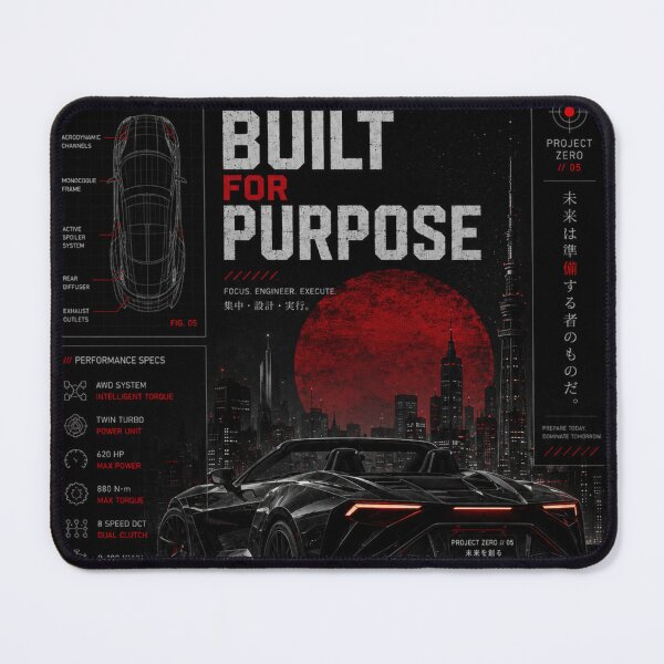 Item preview, Built For Purpose Convertible Supercar Poster designed and sold by MidnightPistons.