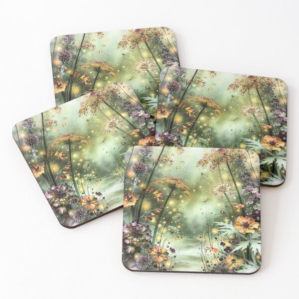 Item preview, The Luminescent Meadow of Emerald and Gold designed and sold by bloorose.