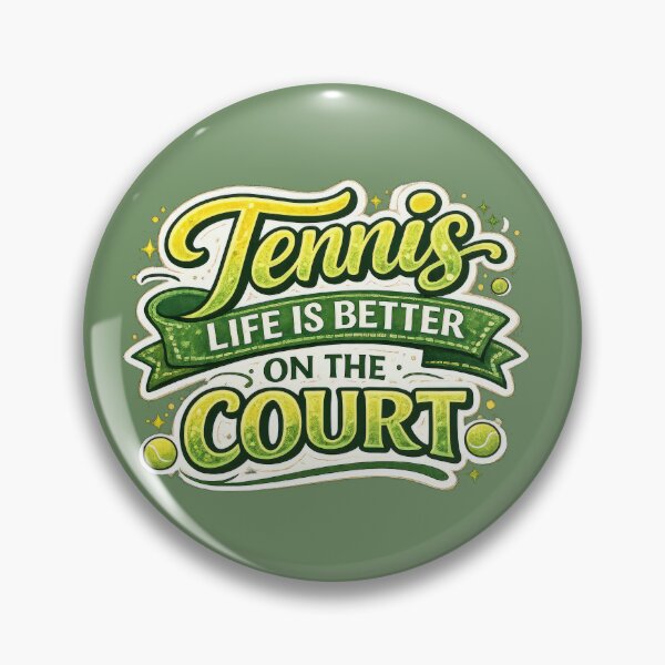 Item preview, Tennis Life Is Better on the Court designed and sold by Elisabeth Lucas.