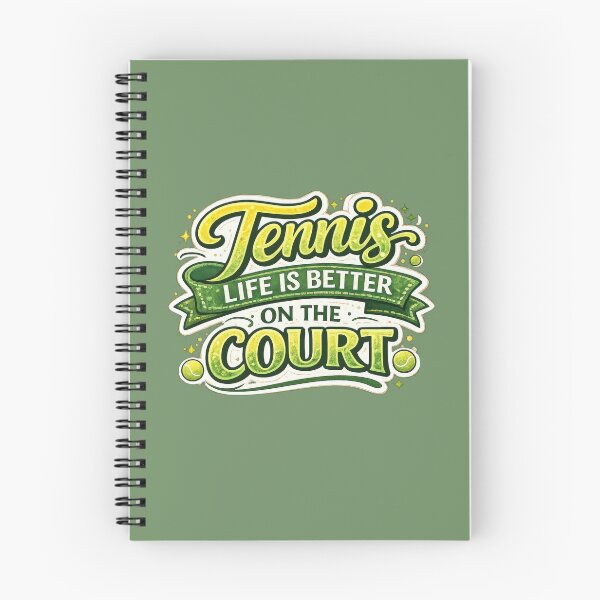 Item preview, Tennis Life Is Better on the Court designed and sold by Elisabeth Lucas.