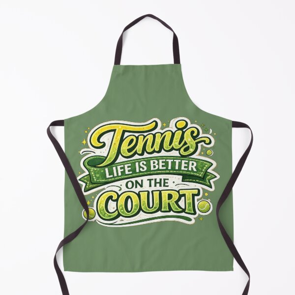 Item preview, Tennis Life Is Better on the Court designed and sold by Elisabeth Lucas.