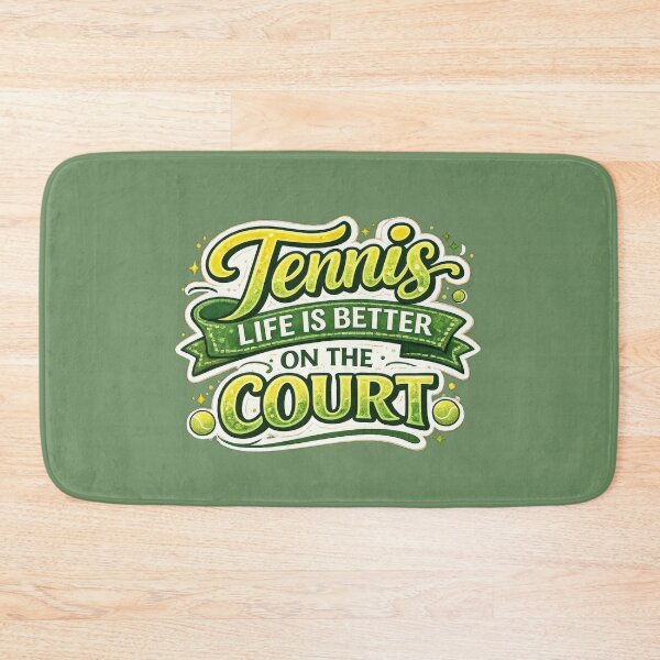 Item preview, Tennis Life Is Better on the Court designed and sold by Elisabeth Lucas.