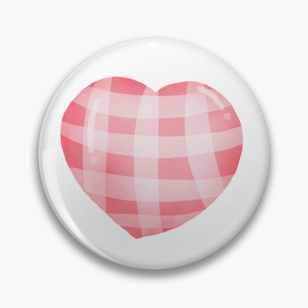 Item preview, Checked red heart designed and sold by Navitaloves.
