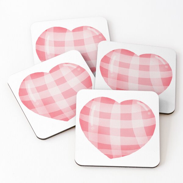 Item preview, Checked red heart designed and sold by Navitaloves.