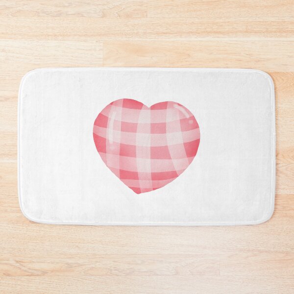 Item preview, Checked red heart designed and sold by Navitaloves.