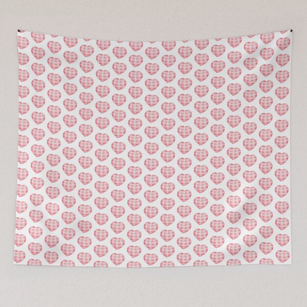 Item preview, Checked red heart designed and sold by Navitaloves.