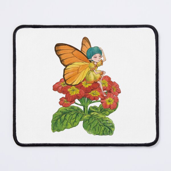 Item preview, April 28th birthday flower Red Primrose Fairy designed and sold by 366birthflower.