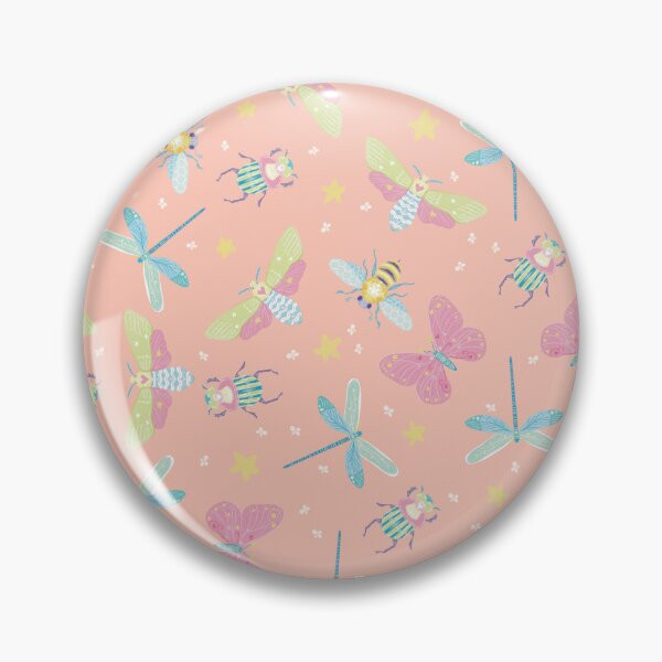Item preview, Jumble of Bugs Insects - Sherbert designed and sold by Miwhi’s Shop.
