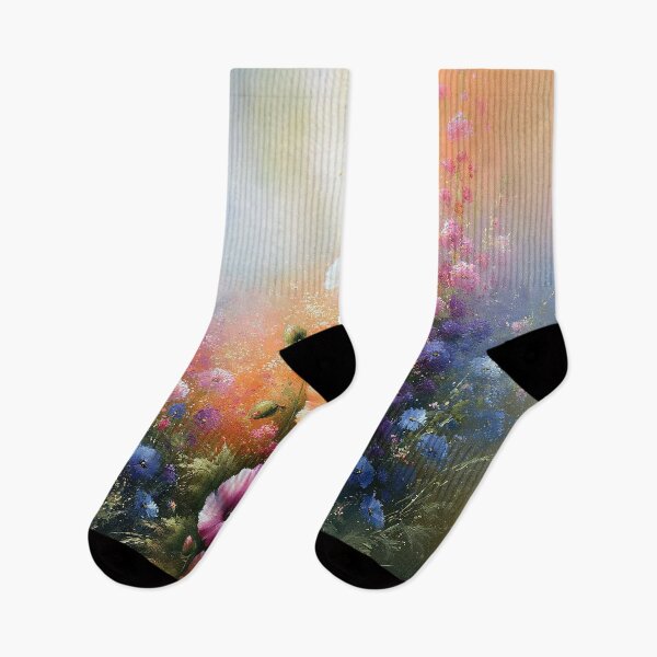 Item preview, The Glow of Dawn in the Wildflower Field designed and sold by bloorose.