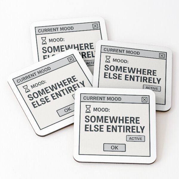 Item preview, Mood Somewhere Else Entirely – Current Mood Elsewhere designed and sold by Mad Factory Designs.
