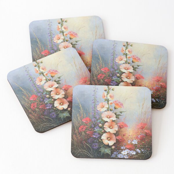Item preview, The Golden Light on Hollyhock and Crimson designed and sold by bloorose.