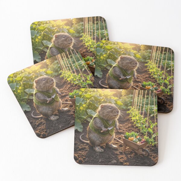 Item preview, Water Vole Tends Beautiful Garden designed and sold by Tridentulus.