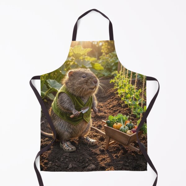Item preview, Water Vole Tends Beautiful Garden designed and sold by Tridentulus.