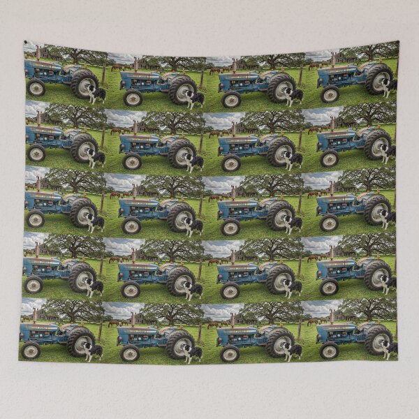 Item preview, Old Tractor and Dog designed and sold by Savannah Gibbs.