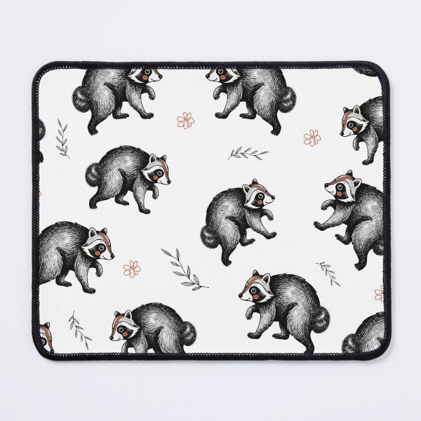 Item preview, Jimothy Raccoon Woodland Pattern designed and sold by Kierra & Co..