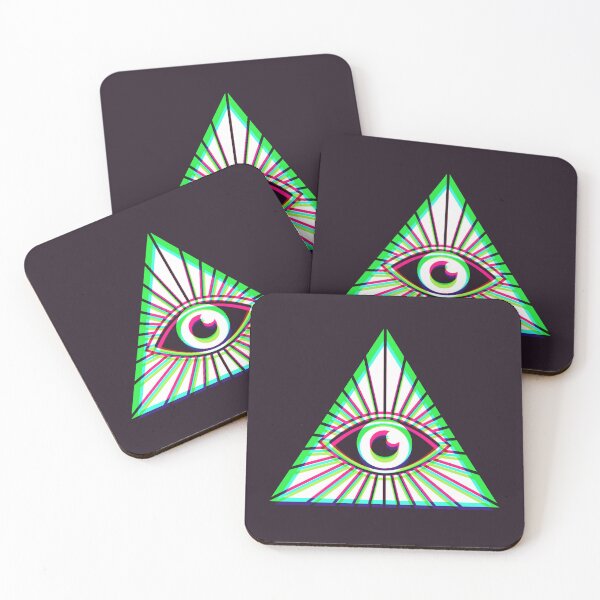 Item preview, All Seeing Eye - Dark Synthwave designed and sold by animinimal.
