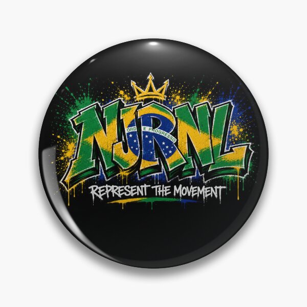 Item preview, NJRNL Brazil Graffiti Streetwear Logo Design designed and sold by NJRNL Apparel .