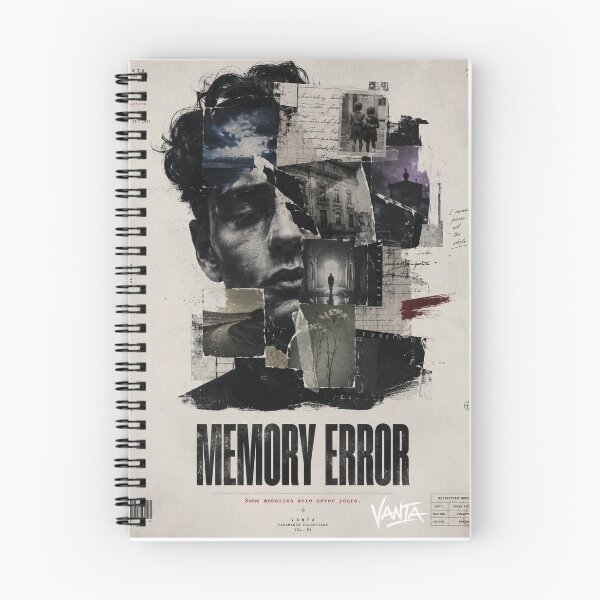 Item preview, MEMORY ERROR | Glitch Wall Art Print | Dark Surreal Digital Poster designed and sold by VANTALAB.