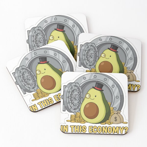 Item preview, "In This Economy?" Funny Avocado Vault Graphic - Millennial Inflation Meme - Sarcastic Finance Art designed and sold by BestChoiceService.