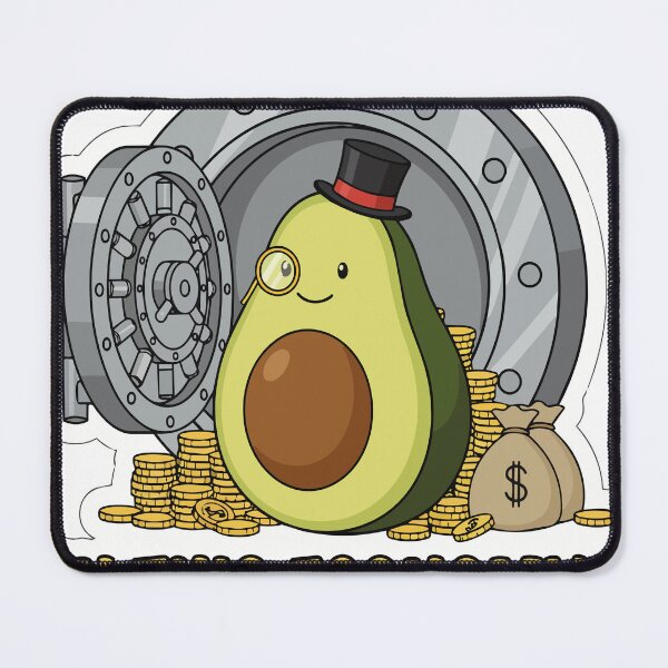 Item preview, "In This Economy?" Funny Avocado Vault Graphic - Millennial Inflation Meme - Sarcastic Finance Art designed and sold by BestChoiceService.