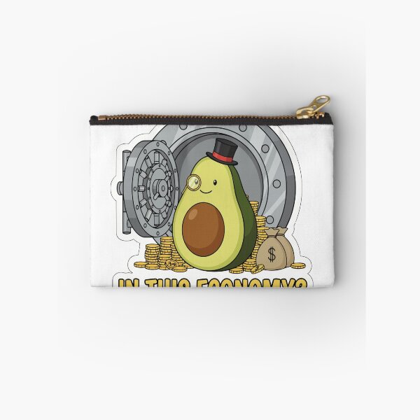 Item preview, "In This Economy?" Funny Avocado Vault Graphic - Millennial Inflation Meme - Sarcastic Finance Art designed and sold by BestChoiceService.