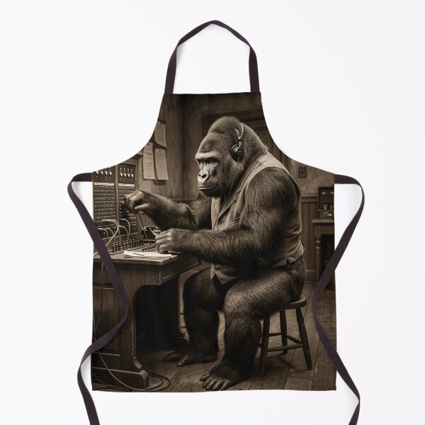 Item preview, Gorilla Switchboard Operator designed and sold by Tridentulus.