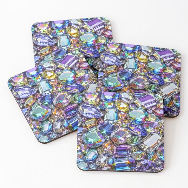 Item preview, Photorealistic Prismatic Crystal Gem Texture Pattern designed and sold by GSizzle1.