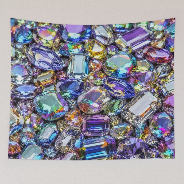 Item preview, Photorealistic Prismatic Crystal Gem Texture Pattern designed and sold by GSizzle1.