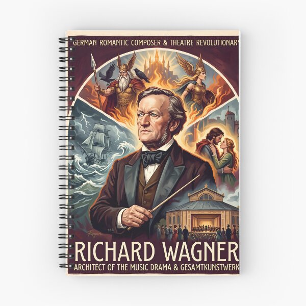 Item preview, Richard Wagner Vintage Opera Poster designed and sold by ARTROGAN.