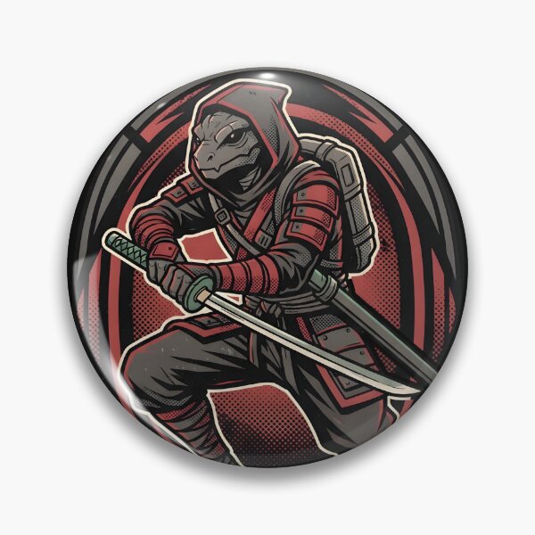 Item preview, Alien Ninja with Katana Sword Silent But Deadly Graphic designed and sold by DuckOddity.