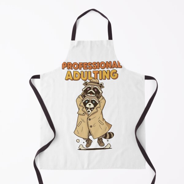 Item preview, "Professional Adulting" Raccoons In A Trench Coat - Imposter Syndrome Meme - Trash Panda Humor designed and sold by BestChoiceService.