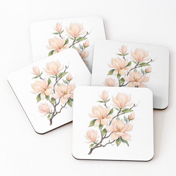 Item preview, Magnolia Print Navy Blue | Southern Floral Wall Art | Blush Pink Magnolia | Moody Botanical | Digital Download | 3 High-Res Files designed and sold by laughingshirts.