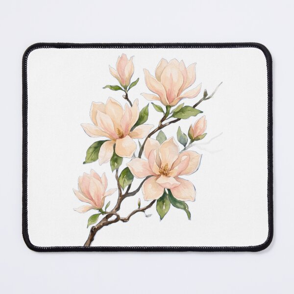 Item preview, Magnolia Print Navy Blue | Southern Floral Wall Art | Blush Pink Magnolia | Moody Botanical | Digital Download | 3 High-Res Files designed and sold by laughingshirts.