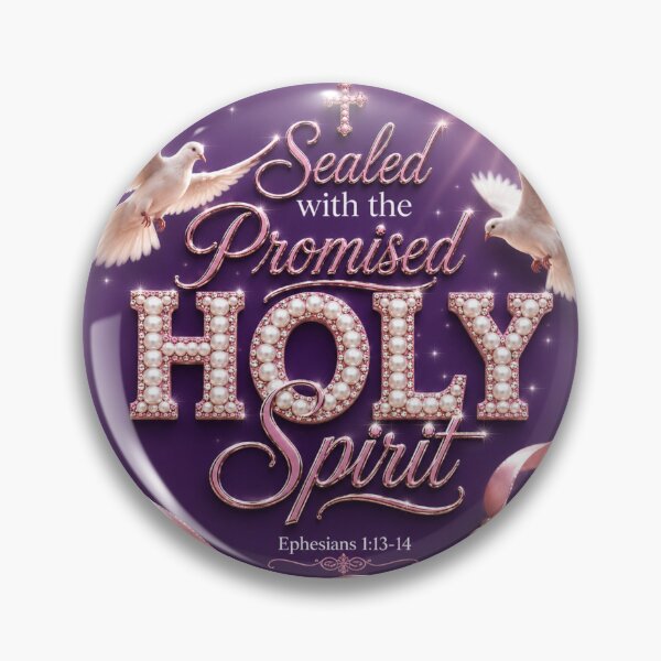 Item preview, Sealed with the Promised HOLY Spirit™ PURPLE designed and sold by Creative Expressions Art.