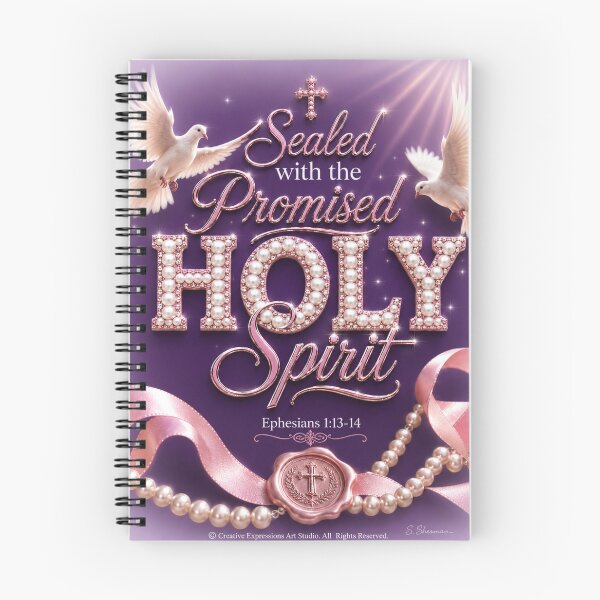 Item preview, Sealed with the Promised HOLY Spirit™ PURPLE designed and sold by Creative Expressions Art.
