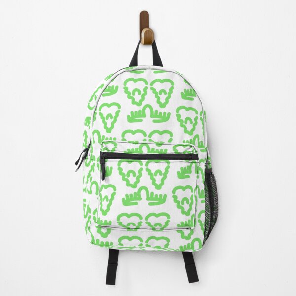 Item preview, Green Abstract Doodle Face – Playful Minimalist Character Illustration designed and sold by felipemaldonadoart.
