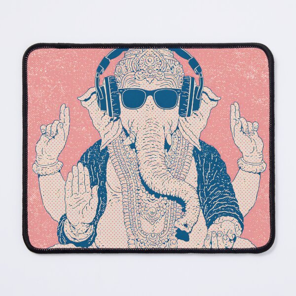 Item preview, Cool Streetwear Elephant Sitting Blue Jacket Pink Pants Orange Background Pop Art designed and sold by PANNARUK THAILAND.