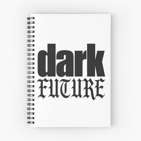 Item preview, Dark Future Typography T-Shirt designed and sold by redblink store.