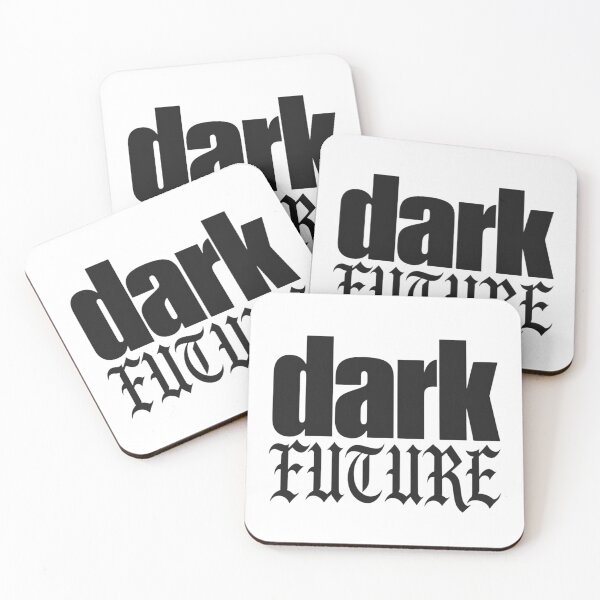 Item preview, Dark Future Typography T-Shirt designed and sold by redblink store.
