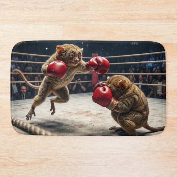 Item preview, Tarsiers Practice the Sweet Science in the Squared Circle designed and sold by Tridentulus.